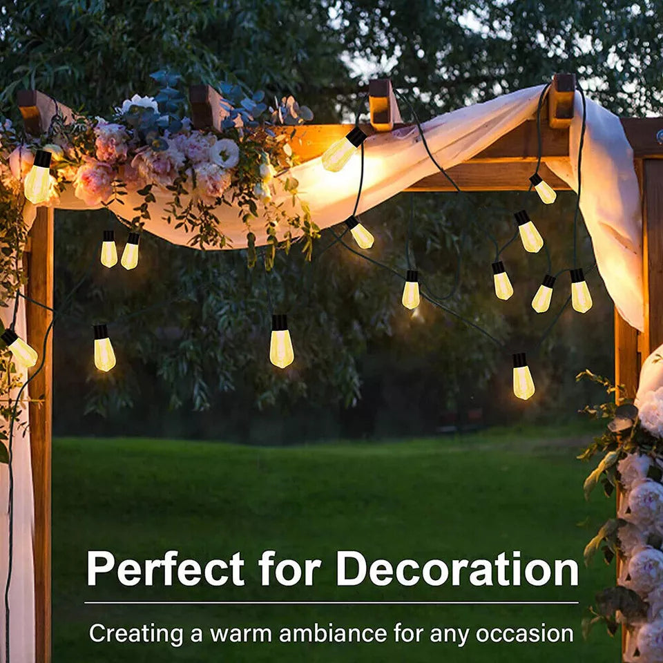 Buy Retro Bulb Solar Powered String Light In UK - Shop Now!
