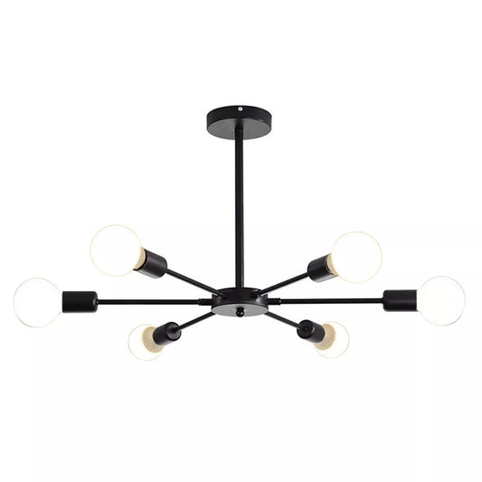 Semi flush ceiling light with 6 holders – Alpha Lights
