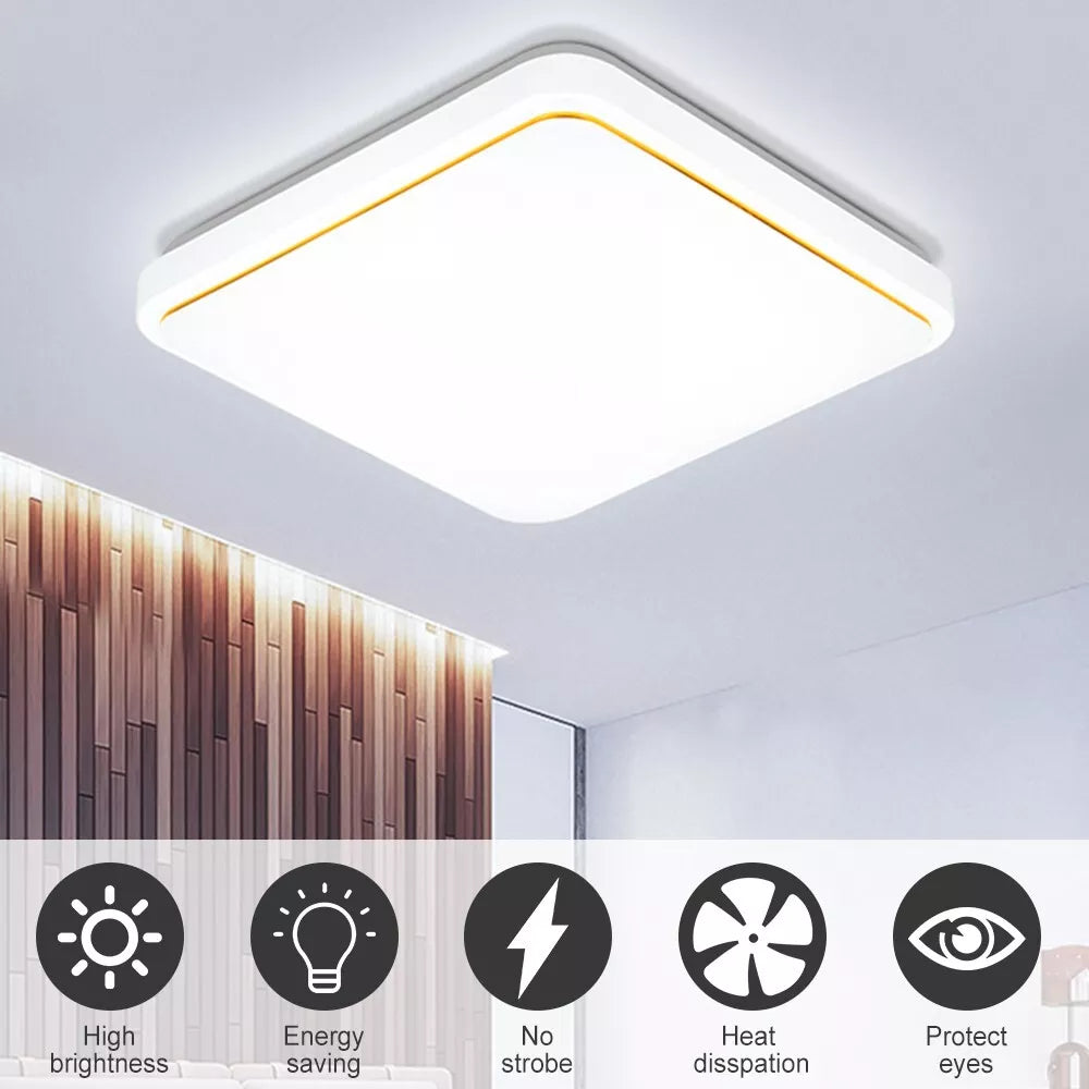 Modern Square Flush Mount Ceiling Light Fixture In UK – Shop Now!