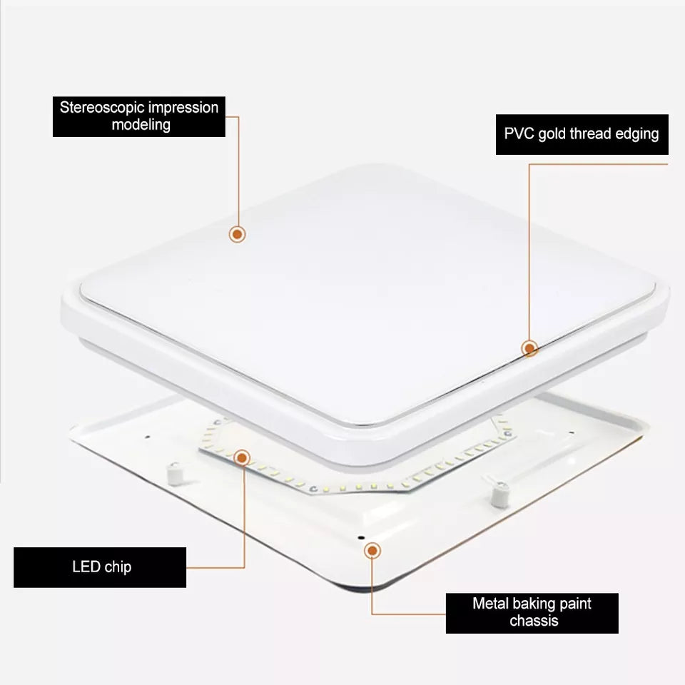 Modern Square Flush Mount Ceiling Light Fixture In UK – Shop Now!