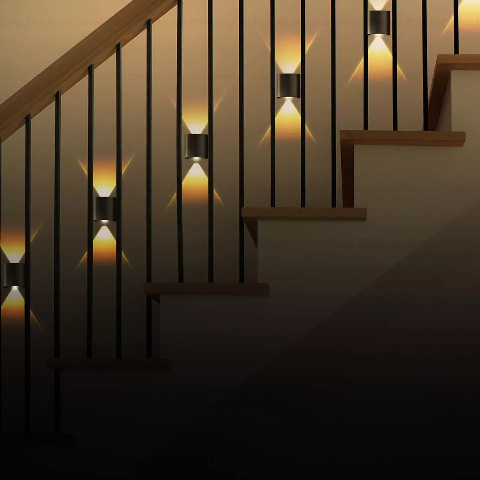 Shop now for Outside Wall 2W Lights in the UK! Modern Up/Down Grey Anthracite design, IP44 waterproof, and energy-efficient. Limited stock – order today for stylish garden lighting
