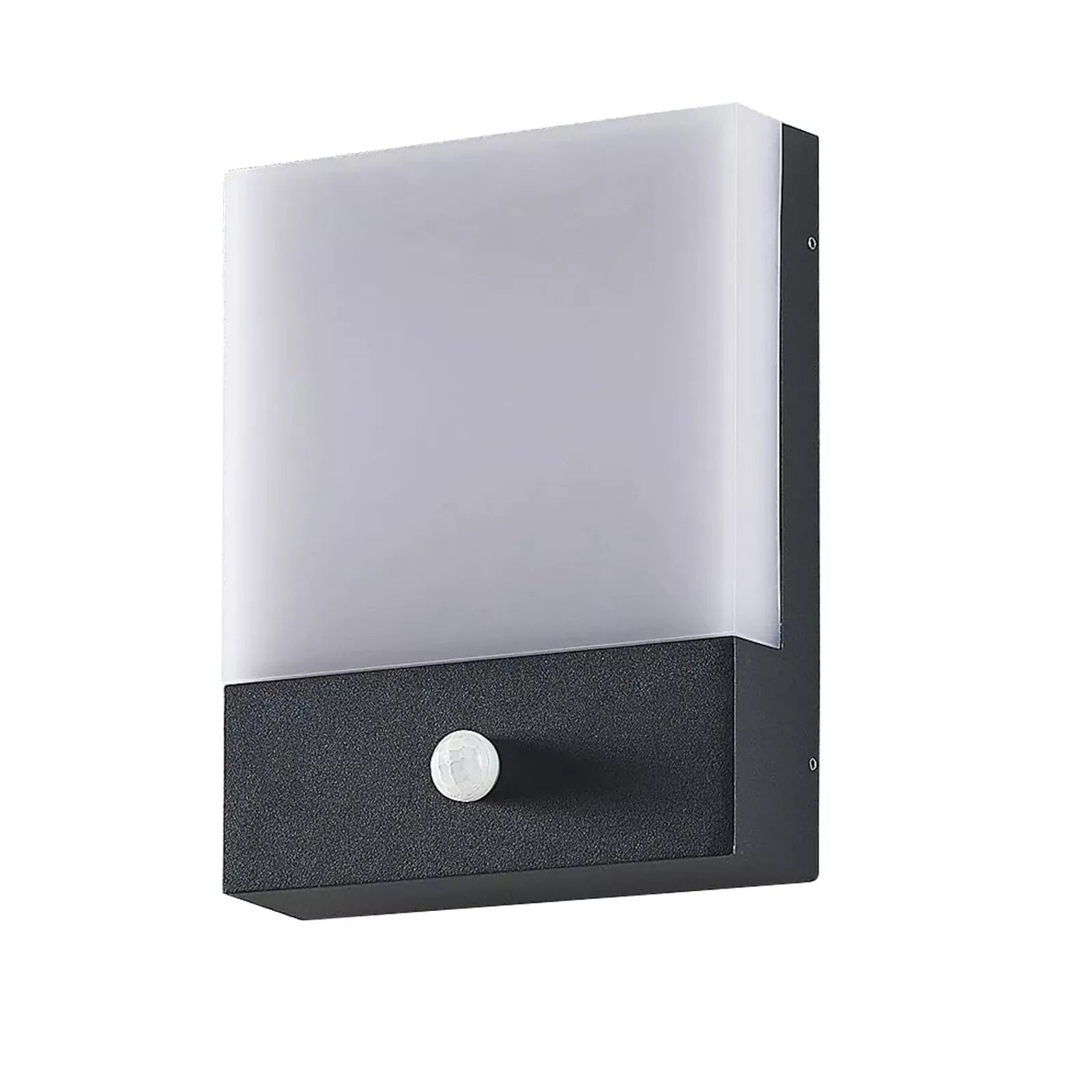 Modern LED Motion Sensor Wall Light LED Outdoor Square Fitting 12W Wall Lamp