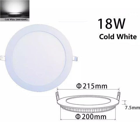 Recessed Ceiling Downlight 18W for UK Homes

