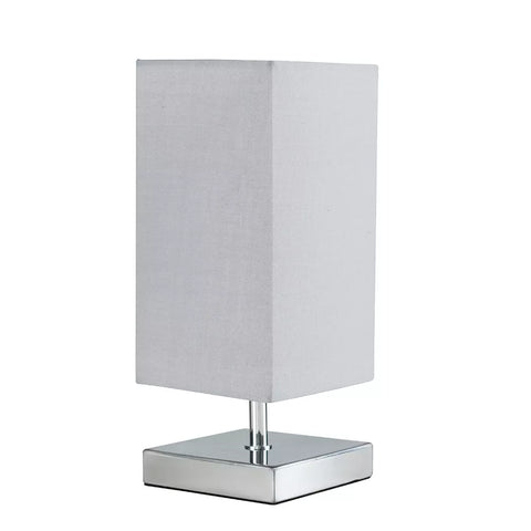 Top-down view highlighting the square fabric shade texture.​

