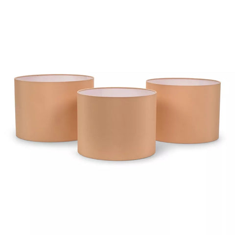 Alpha Lights soft fabric ceiling shade trio
B
