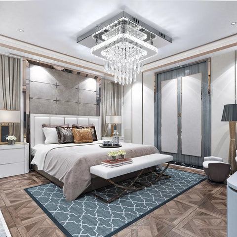 Elegant LED Crystal Light for UK Living Spaces

