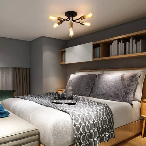 Elegant Bedroom Ceiling Chandelier with LED

