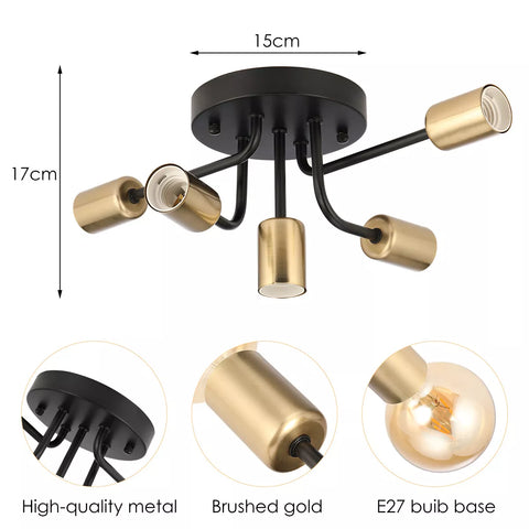 Sleek Contemporary LED Ceiling Lamp UK

