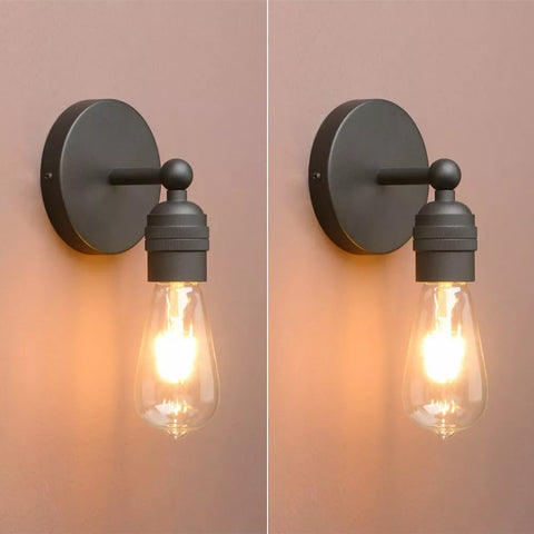 Pair of Vintage Wall Sconces for Living Room


