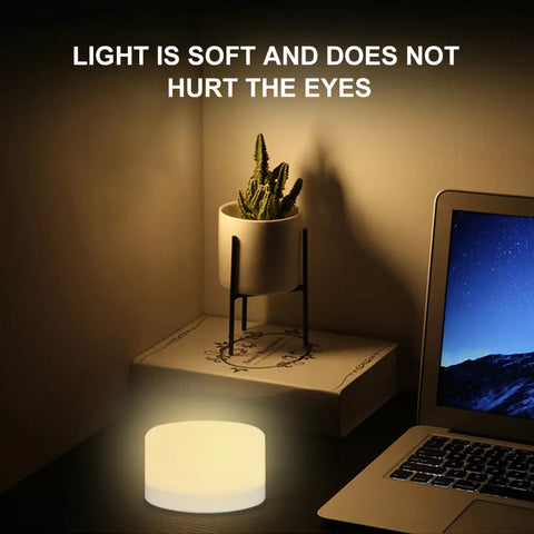 Lamp's LED light source close-up

