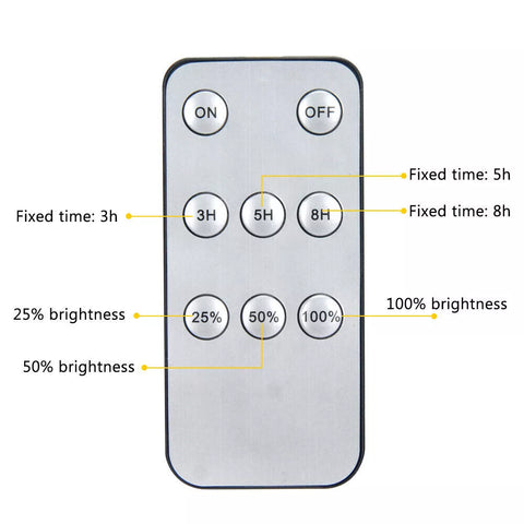 LED Solar Powered Black Pendant Hanging Light with Remote Control