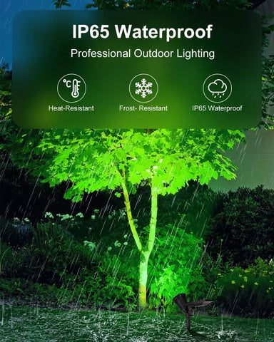Solar LED Garden Spot Light Outdoor Waterproof Landscape Path Lamp