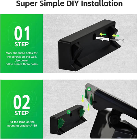 333 LED Solar Motion Sensor Light Outdoor Waterproof Security Lamp - Black