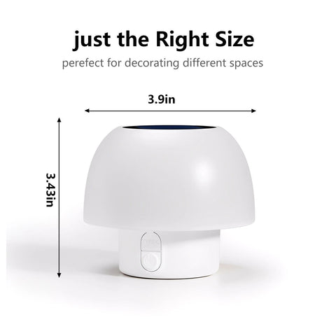 Solar LED Table Lamp White – 4 Modes Dimmable RGB Waterproof Light