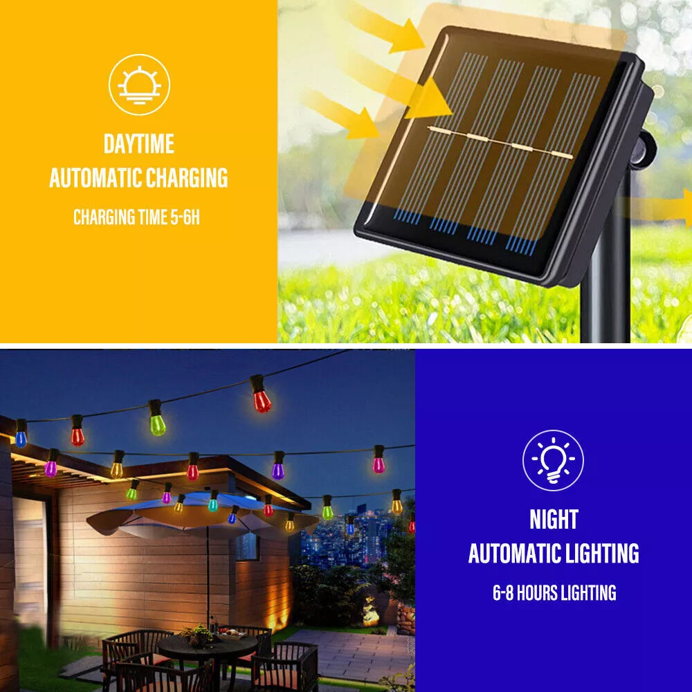 Buy Retro Bulb Solar Powered String Light In UK - Shop Now!