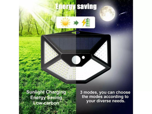 LED Solar Security Light In UK – PIR Motion Sensor, Flood Light, Waterproof IP65
