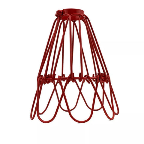 Vintage Ceiling Lightshade Metal Wire Cage Easy Fit Lampshade Hanging Lamp Shade