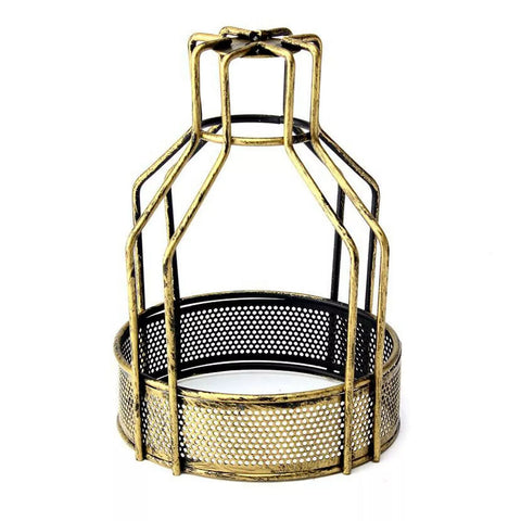 Vintage Ceiling Lightshade Metal Wire Cage Easy Fit Lampshade Hanging Lamp Shade