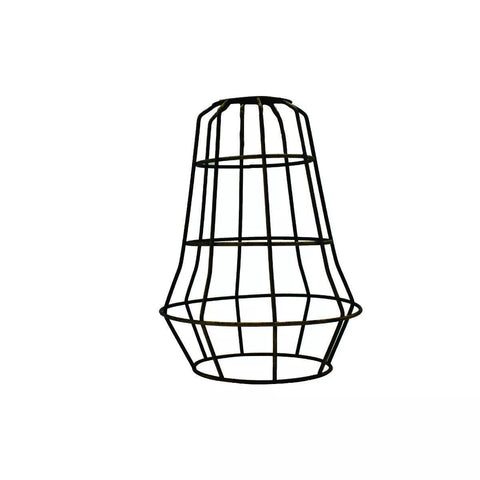 Vintage Ceiling Lightshade Metal Wire Cage Easy Fit Lampshade Hanging Lamp Shade