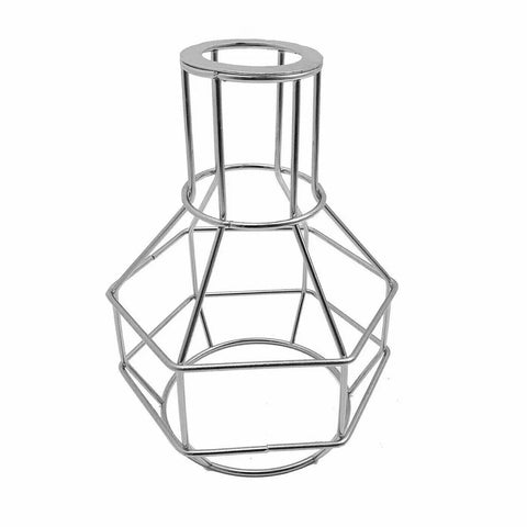 Vintage Ceiling Lightshade Metal Wire Cage Easy Fit Lampshade Hanging Lamp Shade