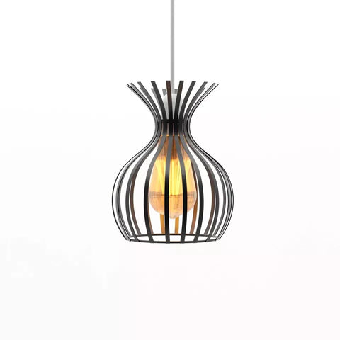 Vintage Ceiling Lightshade Metal Wire Cage Easy Fit Lampshade Hanging Lamp Shade