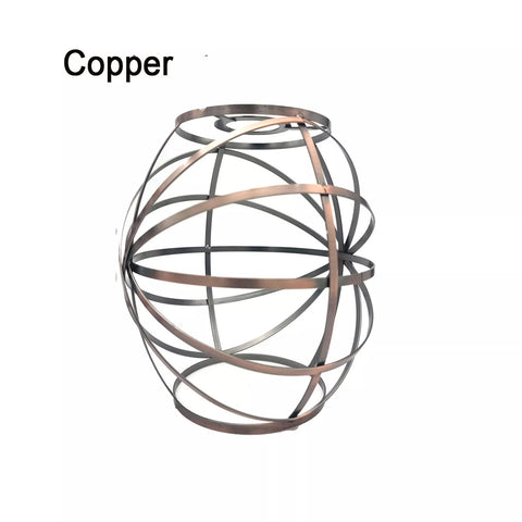 Vintage Ceiling Lightshade Metal Wire Cage Easy Fit Lampshade Hanging Lamp Shade