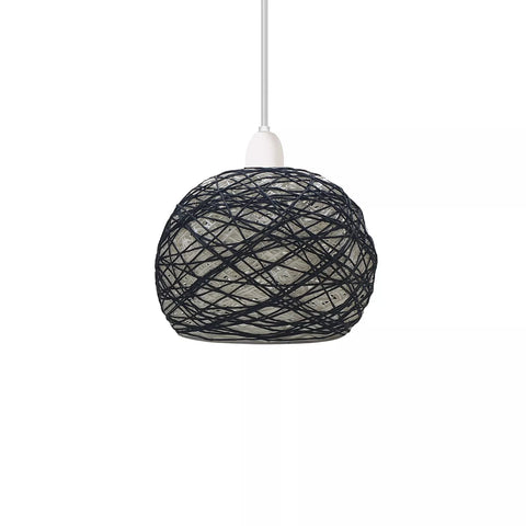 Vintage Ceiling Lightshade Metal Wire Cage Easy Fit Lampshade Hanging Lamp Shade