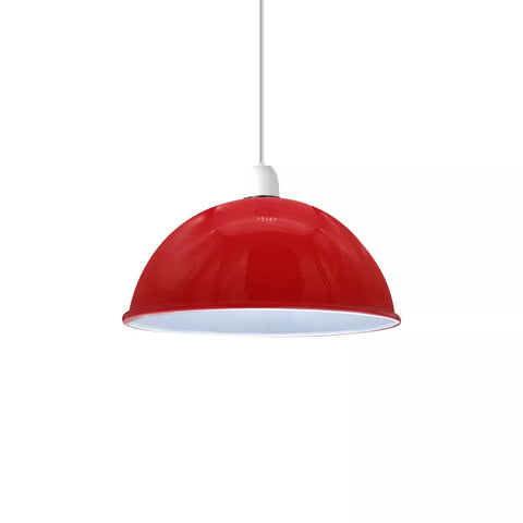 dome pendant light providing soft illumination in a nursery

