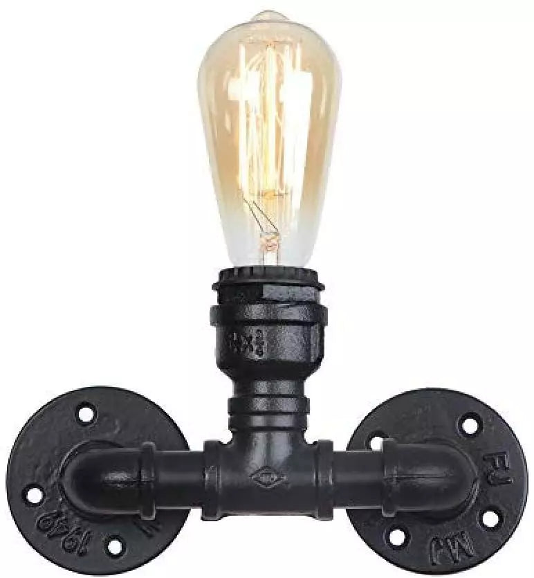 Vintage Industrial Wall Lamp Rustic Water Pipe Steampunk LED Wall Light Fittings