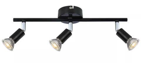 Ceiling Mounted 3-Way GU10 Spotlight UK

