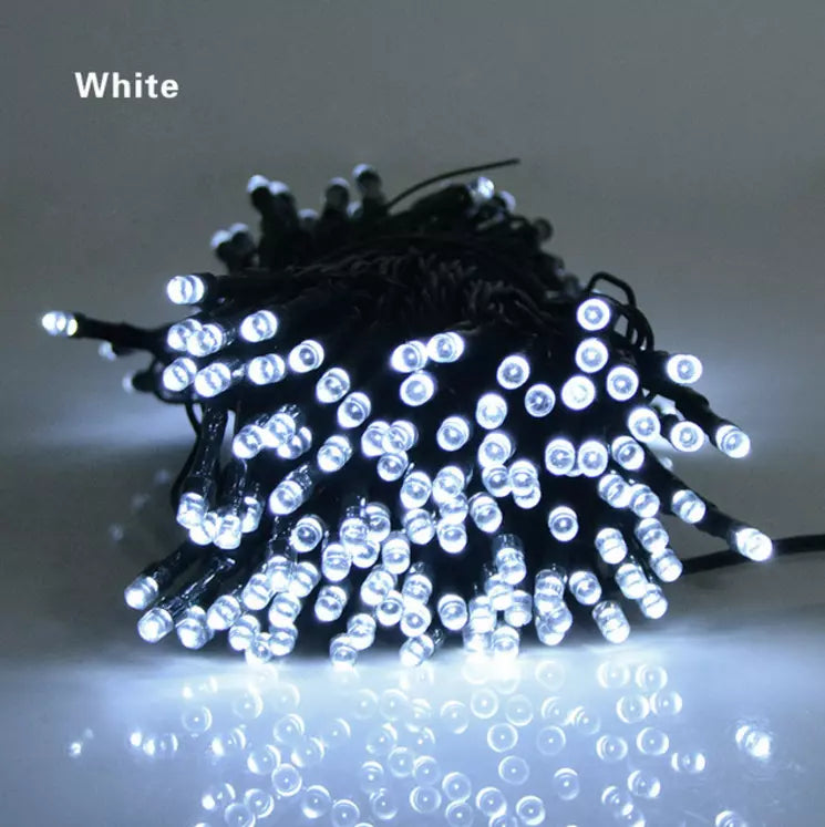 50/100/200/500 LED Solar Power Fairy Garden Lights String Outdoor Xmas Tree Lamp