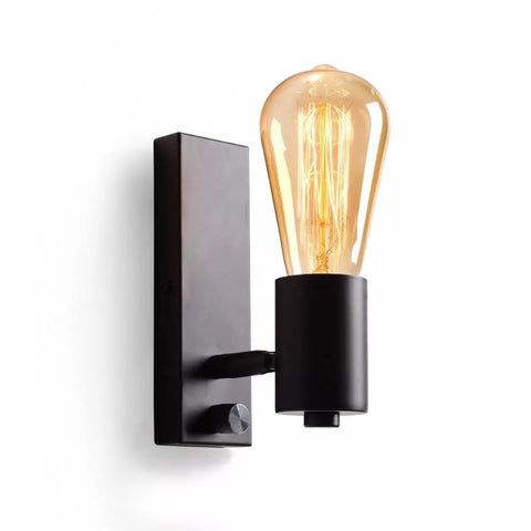 Vintage style wall sconce with E27 socket UK

