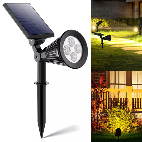 Solar LED Garden Spot Light Outdoor Waterproof Landscape Path Lamp