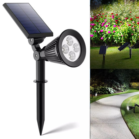 Solar LED Garden Spot Light Outdoor Waterproof Landscape Path Lamp