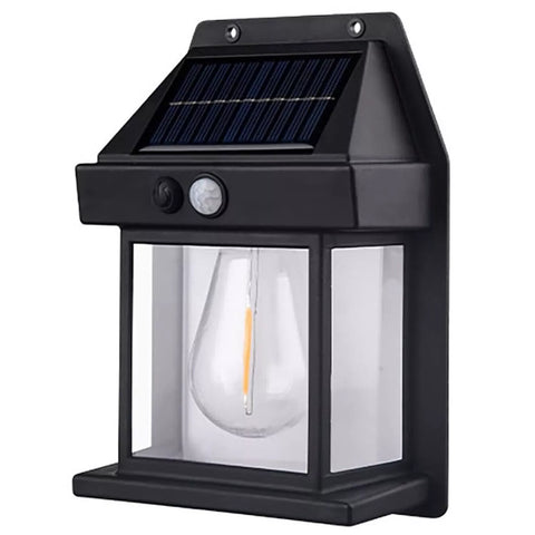 Solar Wall Lantern LED Motion Sensor Outdoor Garden Light