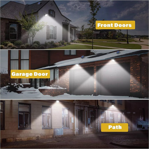 Energy-efficient LED flood light providing bright illumination

