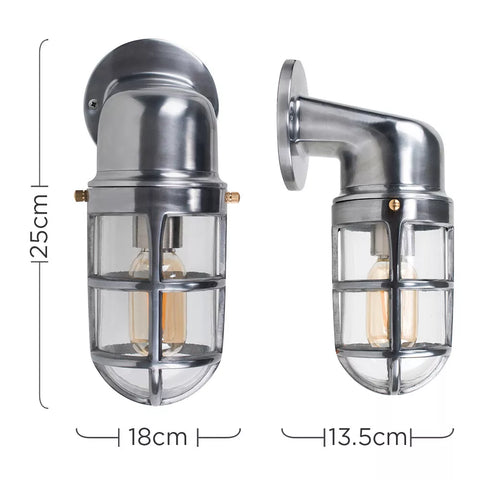 Porch lighting with E27 outdoor lantern

