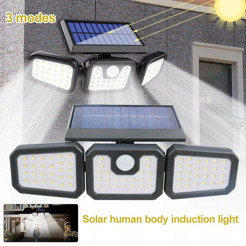 Compact design solar wall light suitable for outdoor use

