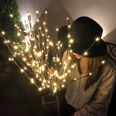 Flexible, adjustable branches for customizable styling

