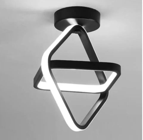 3D Square Ceiling Lamp – Modern LED Light - UK