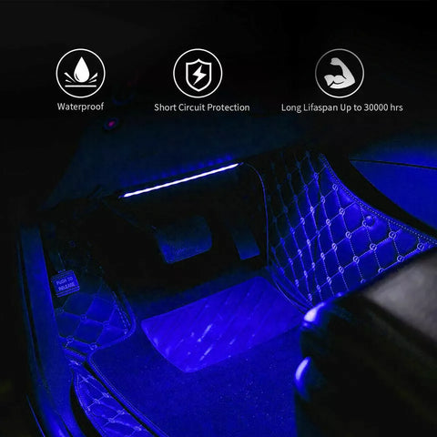Easy installation RGB footwell lights for car, van, or cabinet – UK

