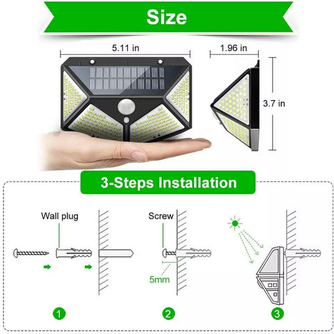 Easy-to-install wall-mounted solar lights for outdoor areas – UK

