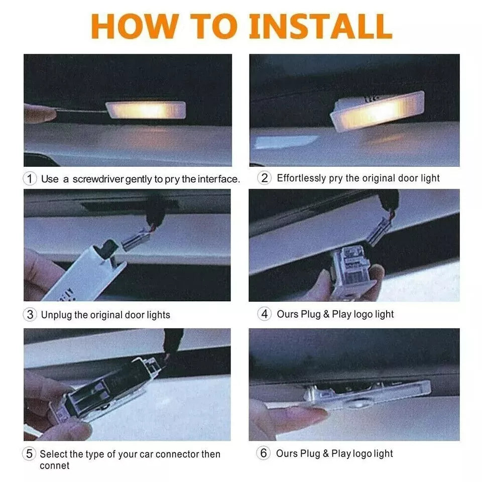 Buy LED Car Door Projector Laser Lights In UK - Shop Now!