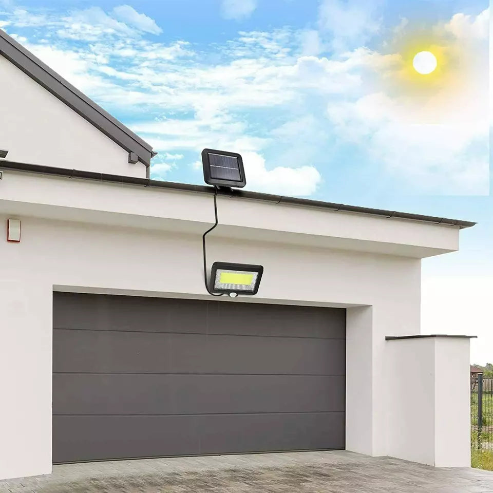 Buy LED Solar Powered PIR Motion Sensor Wall Light In UK - Shop Now!