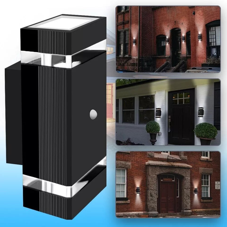 Shop the 12W Outdoor Wall Light with Motion Sensor in the UK! Featuring PIR technology, IP67 waterproof rating, and adjustable LED panel for your front door. Limited stock – Buy now!
