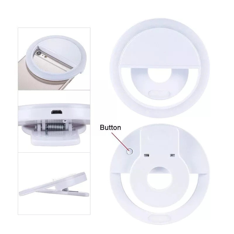 Buy Modern 36 LED Selfie Clip On Ring Light in UK - Shop Now!