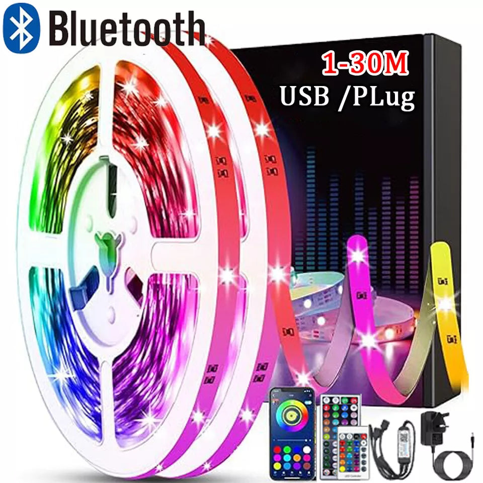 UK plug-in RGB strip lighting system



