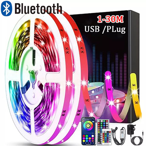 UK plug-in RGB strip lighting system


