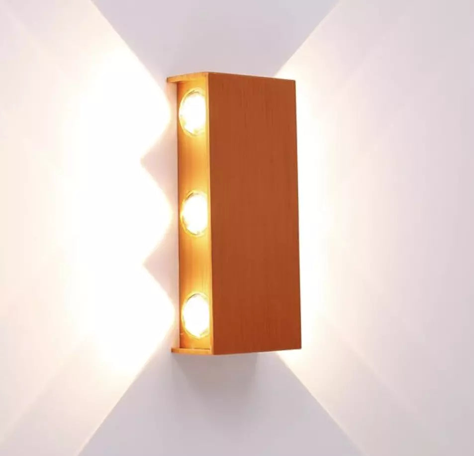 Modern Wall Mount Lights In UK – 6W Hardwired, Up Down Wall Lights, Indoor Mini Brushed

