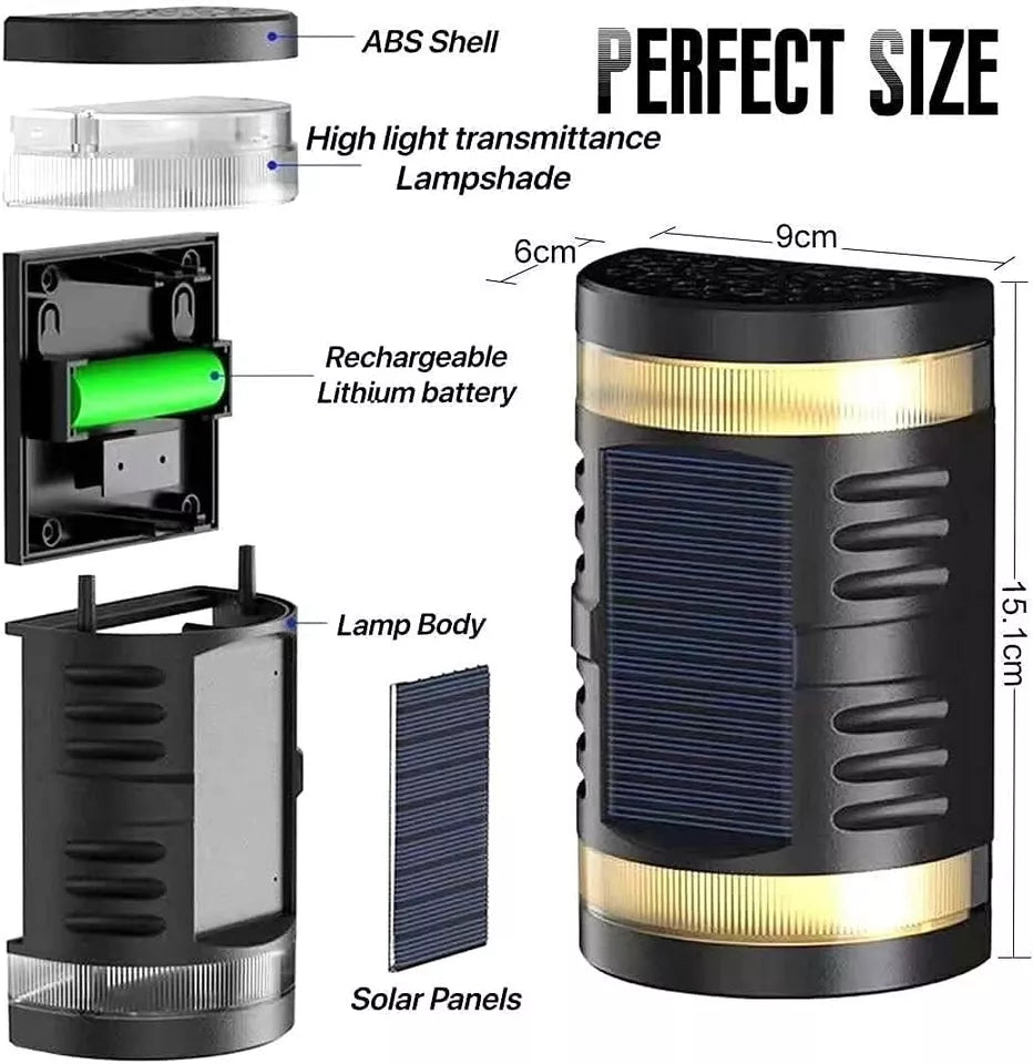 Buy Super Bright Solar Powered Door Fence Wall Light In UK - Shop Now!